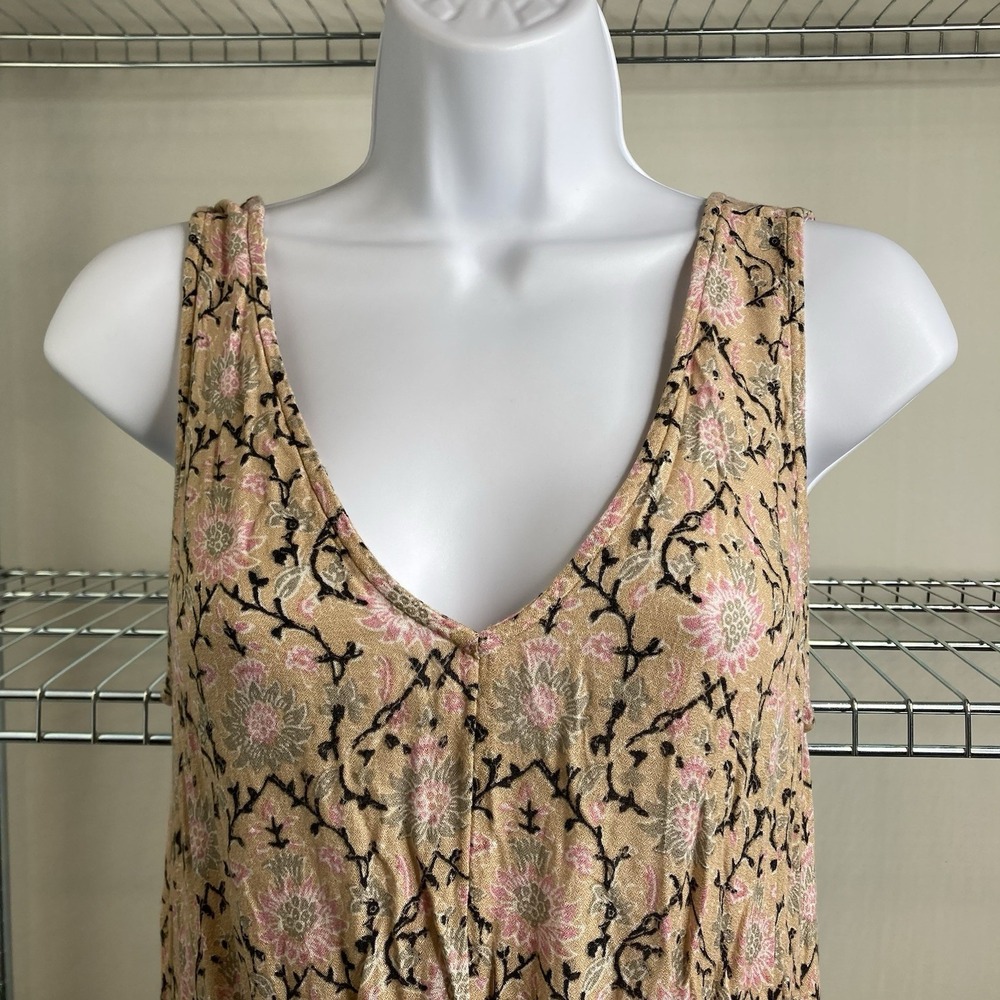Lucky Brand Women's Floral Boho Maxi Dress Size S Boho Hippie Festival Flowy - Picture 8 of 12